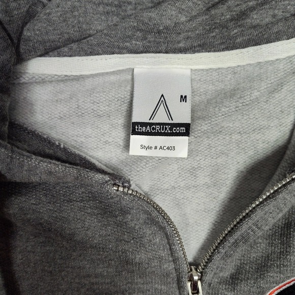 The Acrux Georgia Bulldogs NCAA Vest Hoodie Sleeveless Full Zip Mens Medium - Picture 3 of 9